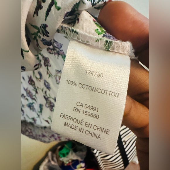 NWOT Carolina Belle Women’s Floral Ruffle Blouse in size L - Picture 10 of 11